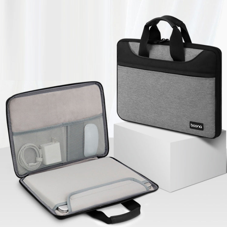 Baona BN-I003 Oxford Cloth Full Open Portable Waterproof Laptop Bag, Size: 13/13.3 inches(Black+Power Bag) -  by Baona | Online Shopping UK | buy2fix