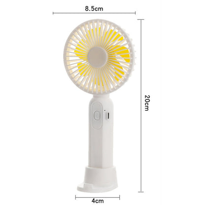 M9 Handheld Mini Fan Outdoor USB Charging Desktop Fan 800mAh(White) - Consumer Electronics by buy2fix | Online Shopping UK | buy2fix