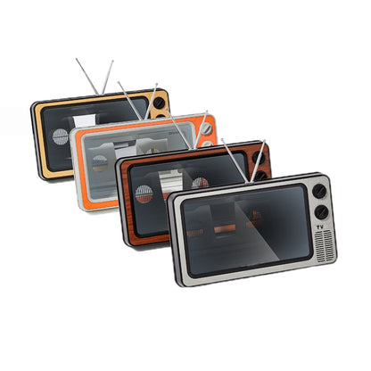 Retro TV Mobile Phone Screen Video Amplifier Mobile Phone Holder(Orange) - Screen Magnifier by buy2fix | Online Shopping UK | buy2fix