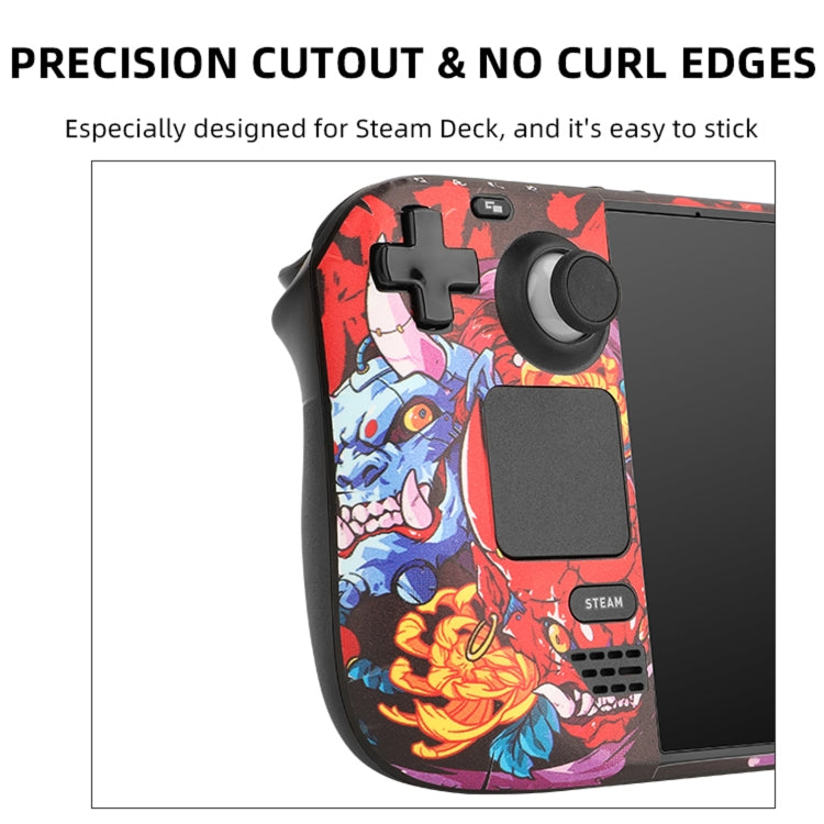 For Steam Deck Hifylux ST-SF12 Game Console Film Handheld Anti-scratch Protection Sticker(Black Red Ace) - Accessories by buy2fix | Online Shopping UK | buy2fix