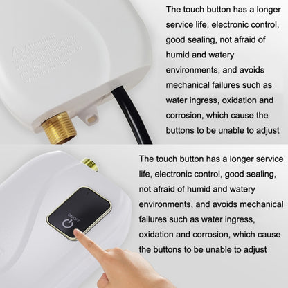 Instant Water Heater Mini Kitchen Quick Heater Household Hand Washing Water Heater UK Plug(White) - Water Heaters & Parts by buy2fix | Online Shopping UK | buy2fix