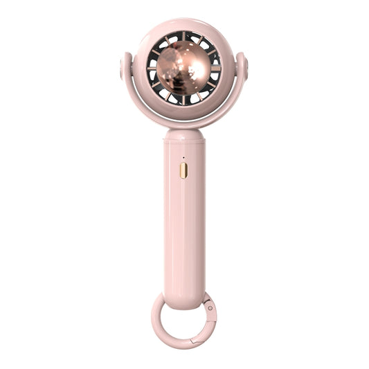 YL-005 Small Outdoor Handheld Fan with Carabiner Desktop Portable Mini Fan(Pink) - Electric Fans by buy2fix | Online Shopping UK | buy2fix