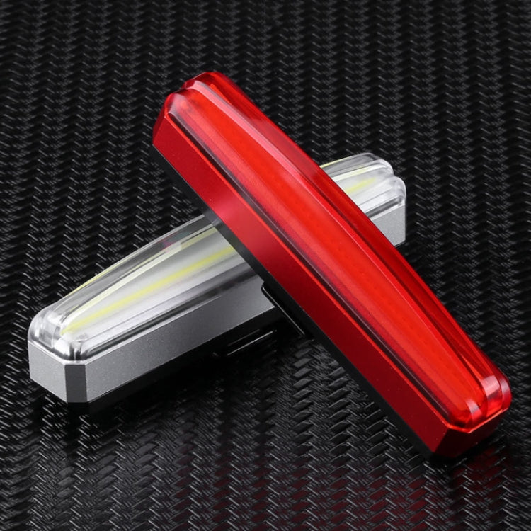 Bicycle Tail Light USB Rechargeable Waterproof Night Riding Warning Light(Red) - Taillights by buy2fix | Online Shopping UK | buy2fix