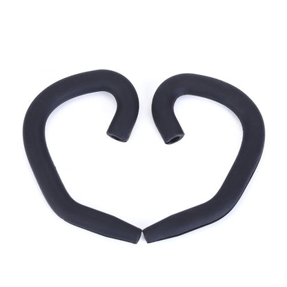 100pcs Silicone Bluetooth Ear Hook 1.5-2mm Round Line Universal Human Memory Hanging Ear(Black) - Other Accessories by buy2fix | Online Shopping UK | buy2fix