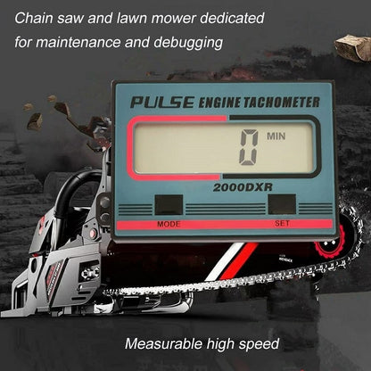 Chainsaw Tachometer Lawn Mower Speedometer Gasoline Engine Tester - Tachometers & Anemometer by buy2fix | Online Shopping UK | buy2fix