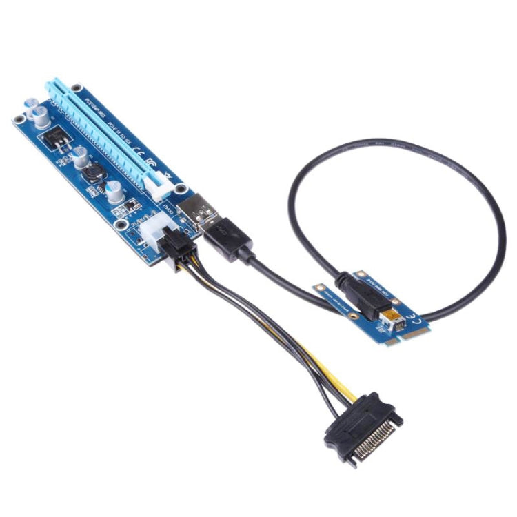 PCE164P-N03 VER006C Mini PCI-E 1X To 16X Riser For Laptop External Image Card, Spec: Blackboard 6pin - Add-on Cards by buy2fix | Online Shopping UK | buy2fix