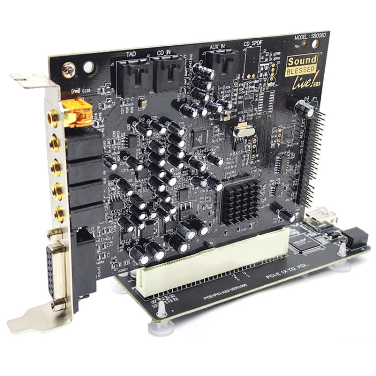 PCI-E 1X To Single PCI With baffle Riser Card Extend Adapter Add Expansion Card For PC Computer - Add-on Cards by buy2fix | Online Shopping UK | buy2fix