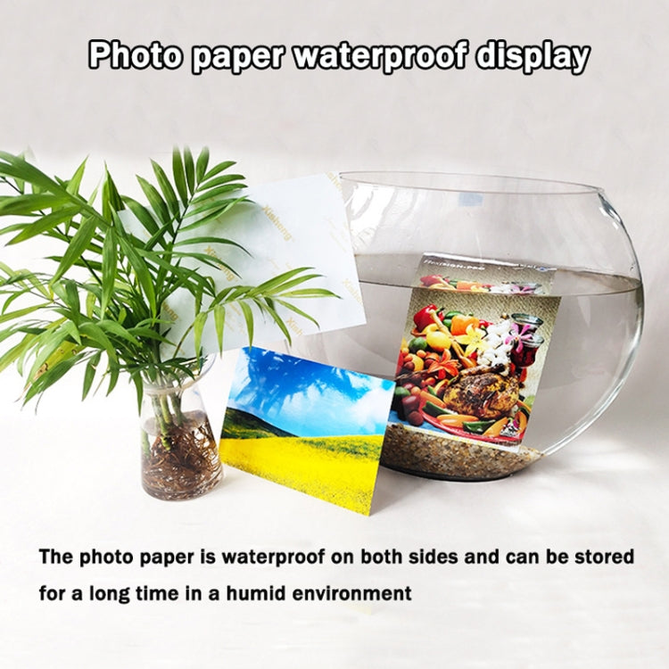 6 Inch 50 Sheets 260g Waterproof RC Photo Paper for Brother/Epson/Lenovo/HP/Canon Inkjet Printers(Rough Velvet) - Printer Accessories by buy2fix | Online Shopping UK | buy2fix