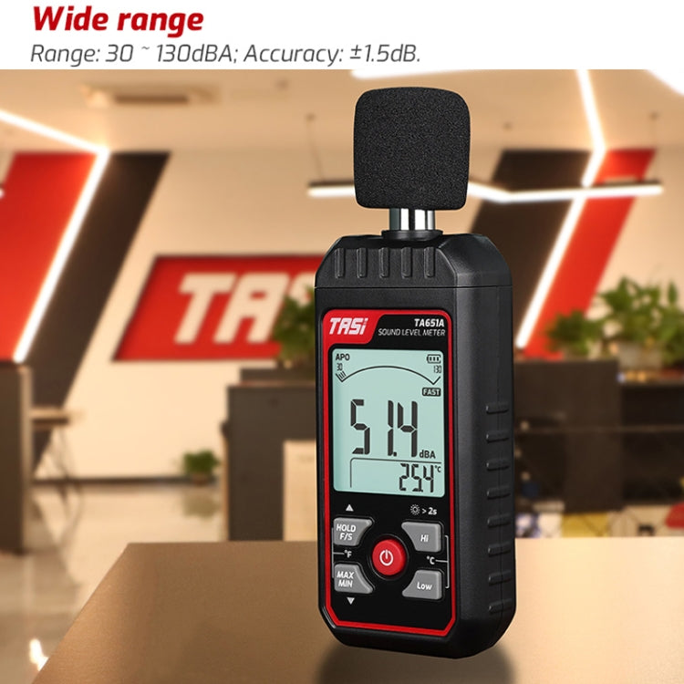 TASI TA651B Household Noise Tester Decibel Device - Light & Sound Meter by TASI | Online Shopping UK | buy2fix