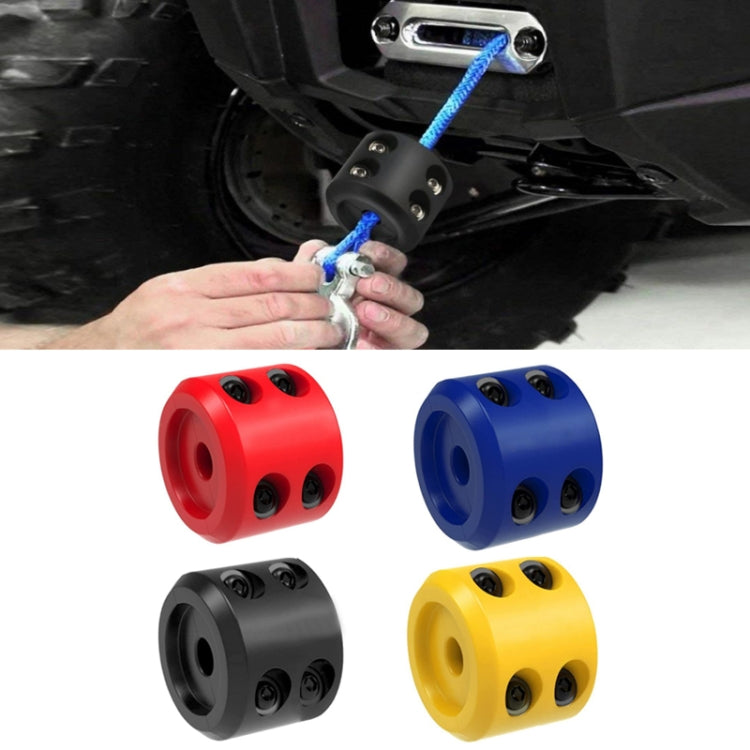 Anti-Abrasion Rubber Plug For Towing Hook Compatible With KFI/ATV Stranded Cables(Black) - Towing Bars by buy2fix | Online Shopping UK | buy2fix