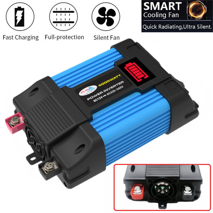 12V-220V 300W  SOLIKE TECH Vehicle Inverter Sine Wave Convertor Auto Inverter - Pure Sine Wave by SOLIKE TECH | Online Shopping UK | buy2fix