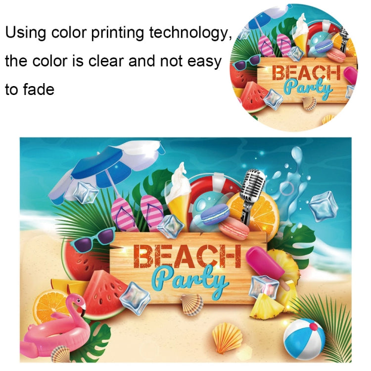 80x120cm Summer Pool Party Decoration Backdrop Swimming Ring Photography Background Cloth(11418489) -  by buy2fix | Online Shopping UK | buy2fix