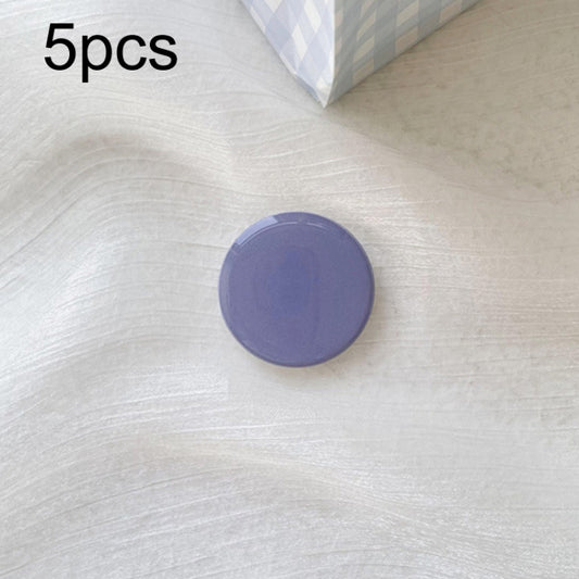 5pcs Solid Color Drop Glue Airbag Bracket Mobile Phone Ring Buckle(Lavender Purple) - Ring Holder by buy2fix | Online Shopping UK | buy2fix