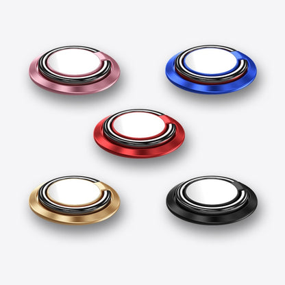 5pcs Car Magnetic Metal Ring Buckle Mobile Phone Holder(Red) - Ring Holder by buy2fix | Online Shopping UK | buy2fix