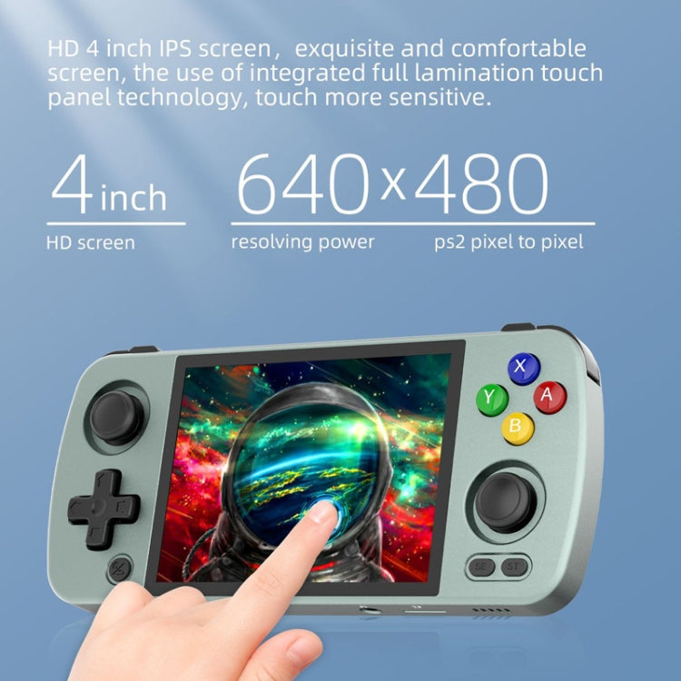 ANBERNIC RG405M Handheld Game Console 4 Inch IPS Touch Screen Aluminum Alloy Android 12 System 128G+128G 3100+Games(Gray) - Pocket Console by ANBERNIC | Online Shopping UK | buy2fix