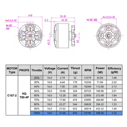 C157-2 FPV Traversing Machine Aerial Photography Motor For AVATA3.5 Rack(3750KV) - For DJI FPV Series by buy2fix | Online Shopping UK | buy2fix