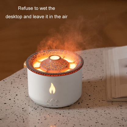 Volcanic Essential Oil Aroma Diffuser Ultrasonic Air Humidifier, Model: Two-color Remote Control(US Plug) - Air Purifiers & Accessories by buy2fix | Online Shopping UK | buy2fix