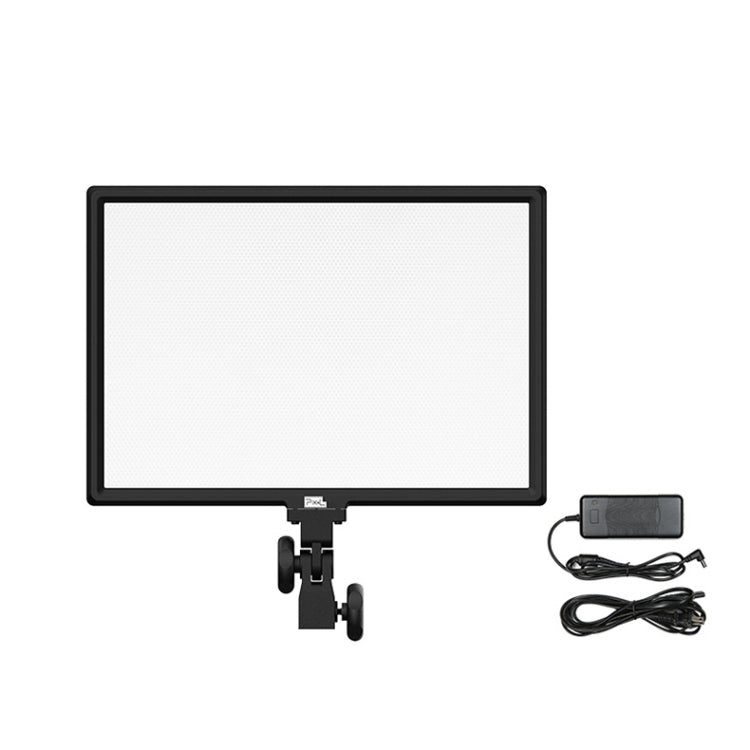 Pixel P50 Dual Color Temperature Flat Panel Fill Light 45W Soft Outdoor Shooting Fill Light For Straight Photography(Lamp+US Plug Adapter) -  by Pixel | Online Shopping UK | buy2fix