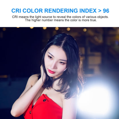 Pixel P50 Dual Color Temperature Flat Panel Fill Light 45W Soft Outdoor Shooting Fill Light For Straight Photography(Lamp+US Plug Adapter) -  by Pixel | Online Shopping UK | buy2fix