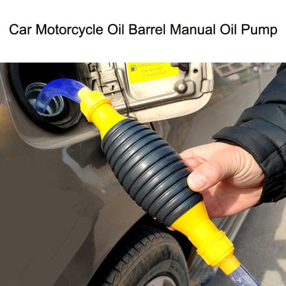 2.5m With Switch Car Motorcycle Oil Barrel Manual Oil Pump Self-Priming Large Flow Oil Suction - oil tank tubes & oil pumps by buy2fix | Online Shopping UK | buy2fix