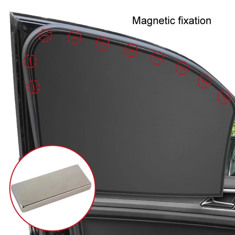 Heat-insulating Opaque Vinyl Coated Magnetic Car Curtains, Style: Full Blackout Rear Row - Window Foils & Solar Protection by buy2fix | Online Shopping UK | buy2fix