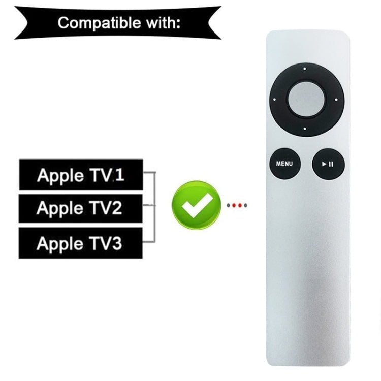 For Apple TV 1 / 2 / 3 Music Systems TV Remote Controls(White) - TV by buy2fix | Online Shopping UK | buy2fix