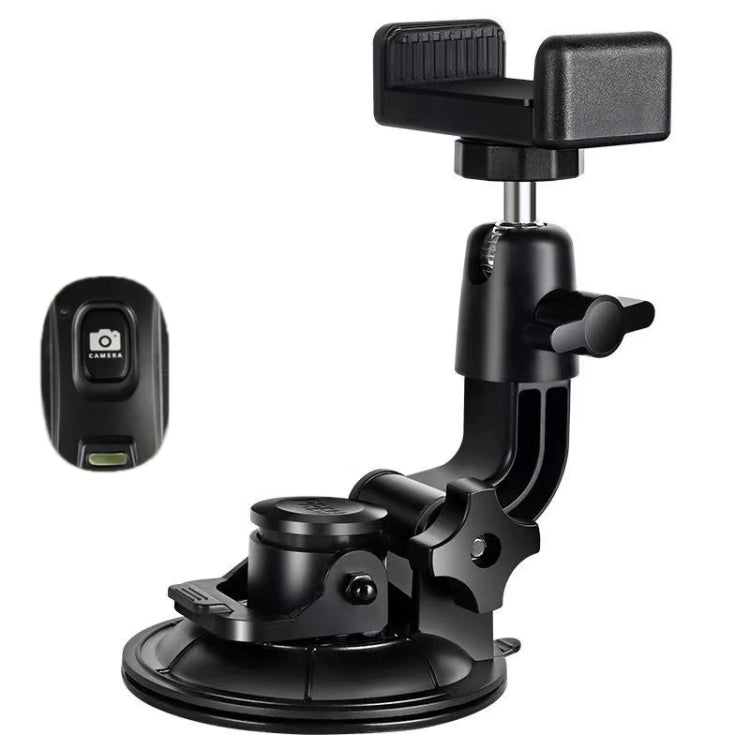 Car Suction Cup Mobile Phone Navigation Live Broadcast Shooting Bracket, Specification: With Bluetooth - Car Holders by buy2fix | Online Shopping UK | buy2fix