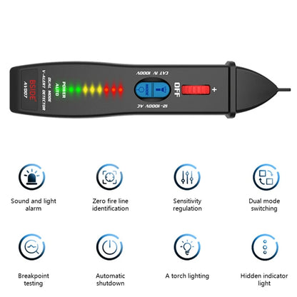 BSIDE AVD07 Smart Dual Mode Electric Pen Non-Contact Break-Point Sensing AC Voltage Tester - Current & Voltage Tester by BSIDE | Online Shopping UK | buy2fix