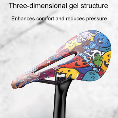 ENLEE E-ZD412 Bicycle Carbon Fiber Cushion Outdoor Riding Mountain Bike Saddle, Style: Explosion - Bicycle Saddle by ENLEE | Online Shopping UK | buy2fix