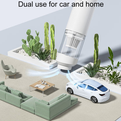 SUITU ST-6676 7pcs /Set Cordless Vehicle Vacuum Cleaner Home And Car Brushless Cylinder Blower(White) - Vacuum Cleaner by SUITU | Online Shopping UK | buy2fix