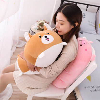 New Soft Animal Cartoon Pillow Cushion Cute Fat Dog Cat Totoro Penguin Pig Frog Plush Toy 90cm(totoro) - Soft Toys by buy2fix | Online Shopping UK | buy2fix