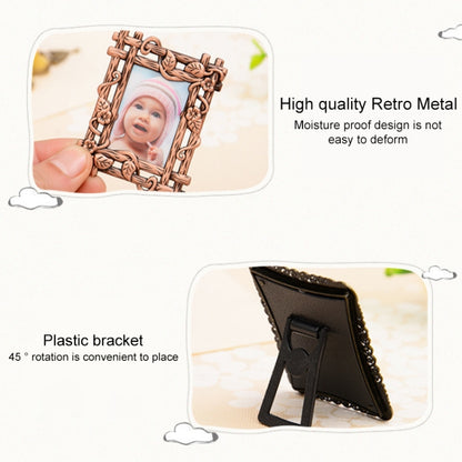 2 PCS Creative Metal Vintage Photo Frame(Square Keychain) - Home & Garden by buy2fix | Online Shopping UK | buy2fix