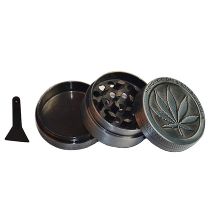 2 PCS Weed Grinder Metal Stainless Steel Maple leaf Type Herbal Herb Tobacco Grinder, Size:30MM 3 laryers - Home & Garden by buy2fix | Online Shopping UK | buy2fix