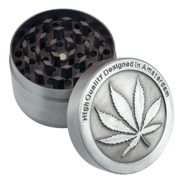 2 PCS Weed Grinder Metal Stainless Steel Maple leaf Type Herbal Herb Tobacco Grinder, Size:30MM 3 laryers - Home & Garden by buy2fix | Online Shopping UK | buy2fix