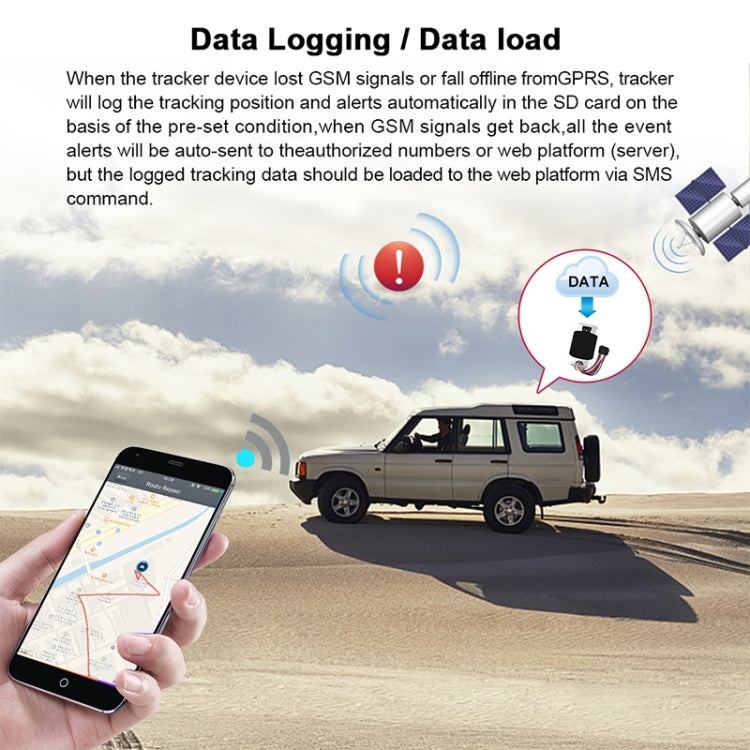 TK303F Car Truck Vehicle Tracking GSM GPRS GPS Tracker without Remote Control - Car Tracker by buy2fix | Online Shopping UK | buy2fix