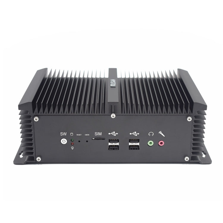 HYSTOU P12-I5-8250U Fanless Mini PC Intel Core i5-8250U Processor Quad Core up to 1.6GHz, RAM: 16G, ROM: 256G, Support Win 7 / 8 / 10 / Linux(Black) - Barebone Mini PCs by HYSTOU | Online Shopping UK | buy2fix