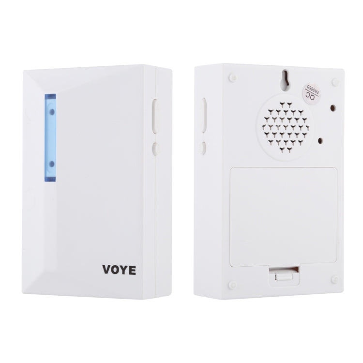 VOYE V015F Home Music Remote Control Wireless Doorbell with 38 Polyphony Sounds (White) - Security by VOYE | Online Shopping UK | buy2fix