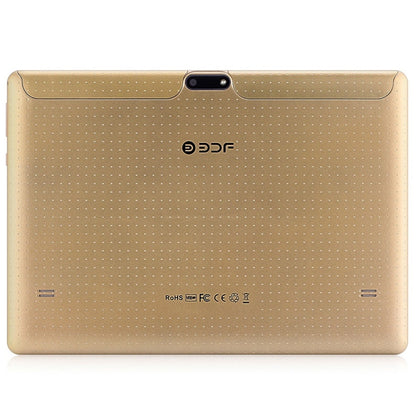 BDF K107 3G Phone Call Tablet PC, 10 inch, 2GB+32GB, Android 9.0, MTK8321 Octa Core, Support Dual SIM & Bluetooth & WiFi & GPS, EU Plug(Gold) - BDF by BDF | Online Shopping UK | buy2fix