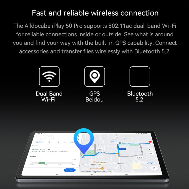 ALLDOCUBE iPlay 50 Pro 4G Call Tablet, 10.4 inch, 8GB+128GB, Android 12 Helio G99 Octa Core 2.0GHz, Support GPS & BT & Dual Band WiFi & Dual SIM (Grey) - ALLDOCUBE by ALLDOCUBE | Online Shopping UK | buy2fix
