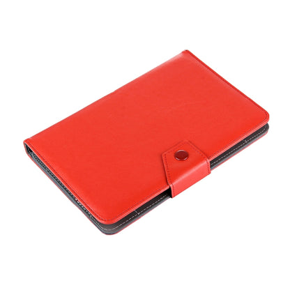 10 inch Tablets Leather Case Crazy Horse Texture Protective Case Shell with Holder for Asus ZenPad 10 Z300C, Huawei MediaPad M2 10.0-A01W, Cube IWORK10(Red) - 10 - 11 inch by buy2fix | Online Shopping UK | buy2fix