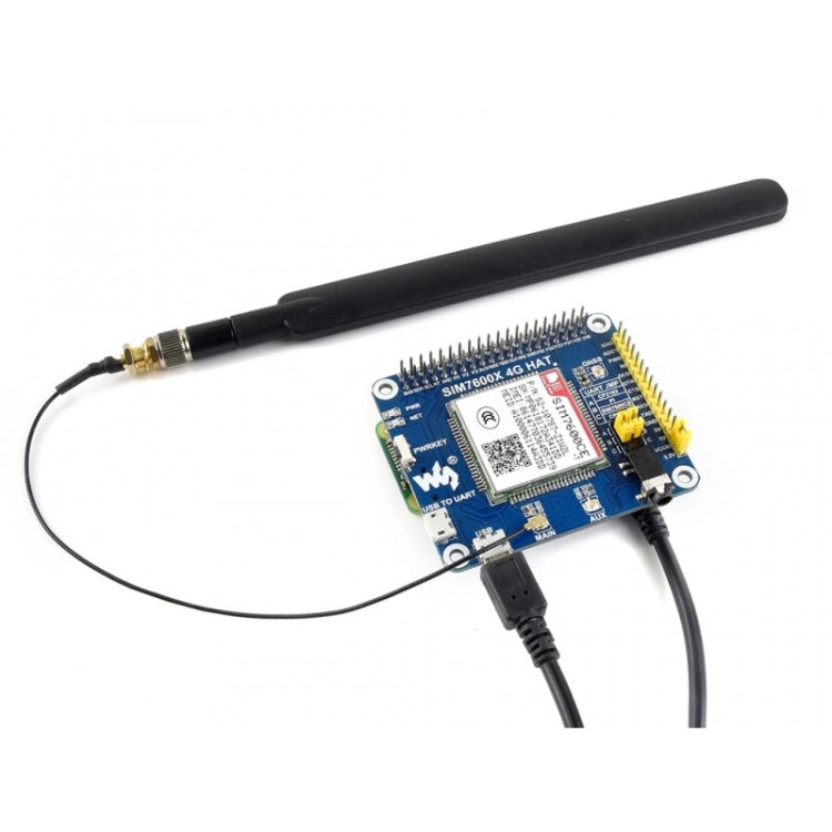 Waveshare 4G / 3G / 2G / GSM / GPRS / GNSS HAT for Raspberry Pi, LTE CAT4, for China - Modules Expansions Accessories by Waveshare | Online Shopping UK | buy2fix