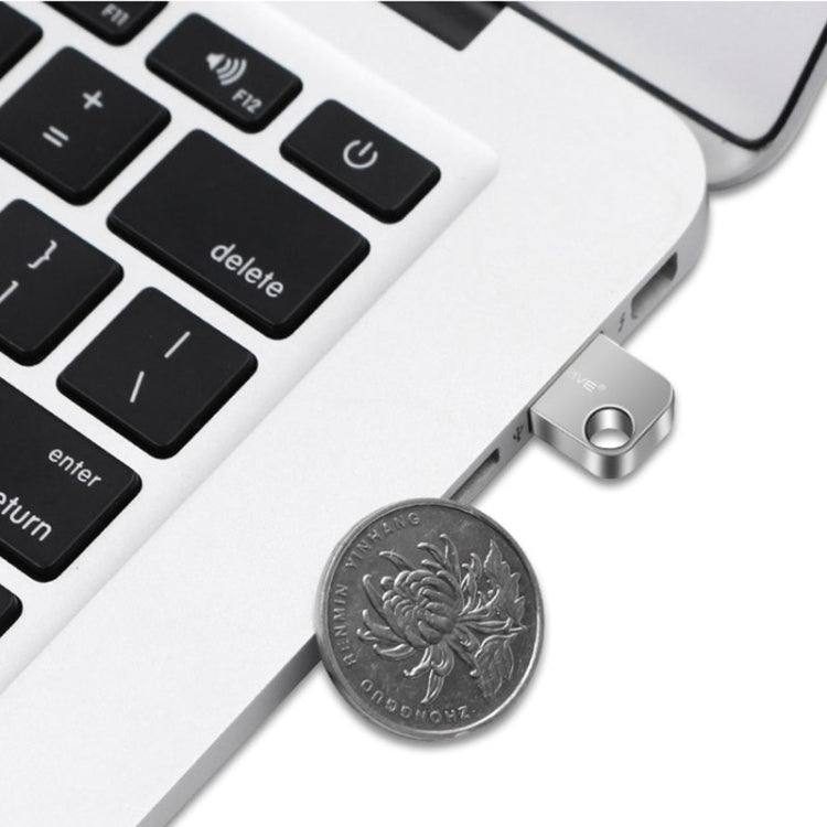 MicroDrive 16GB USB 2.0 Mini Semi-circular Metal U Disk - USB Flash Drives by MicroDrive | Online Shopping UK | buy2fix