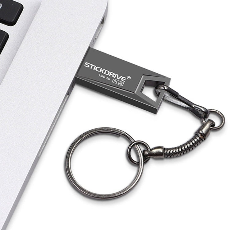 STICKDRIVE 64GB USB 3.0 High Speed Mini Metal U Disk (Black) - USB Flash Drives by STICKDRIVE | Online Shopping UK | buy2fix