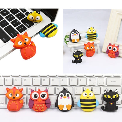 MicroDrive 128GB USB 2.0 Creative Cute Owl U Disk - USB Flash Drives by MicroDrive | Online Shopping UK | buy2fix